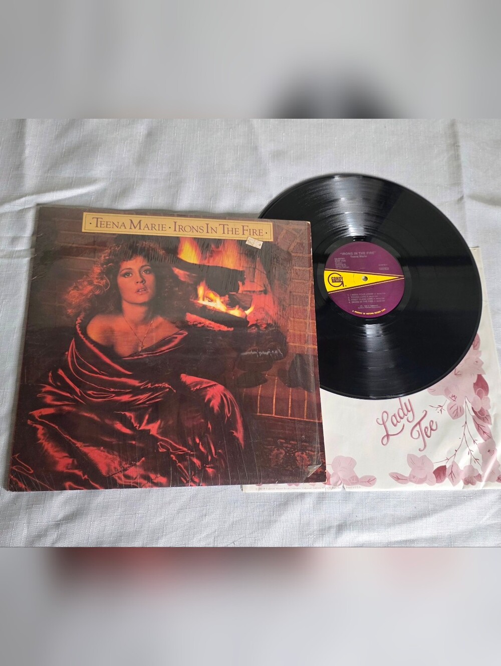 Teena Marie - Irons In The Fire LP Vinyl Gordy G8-997M1 Stereo 1980 vintage rare